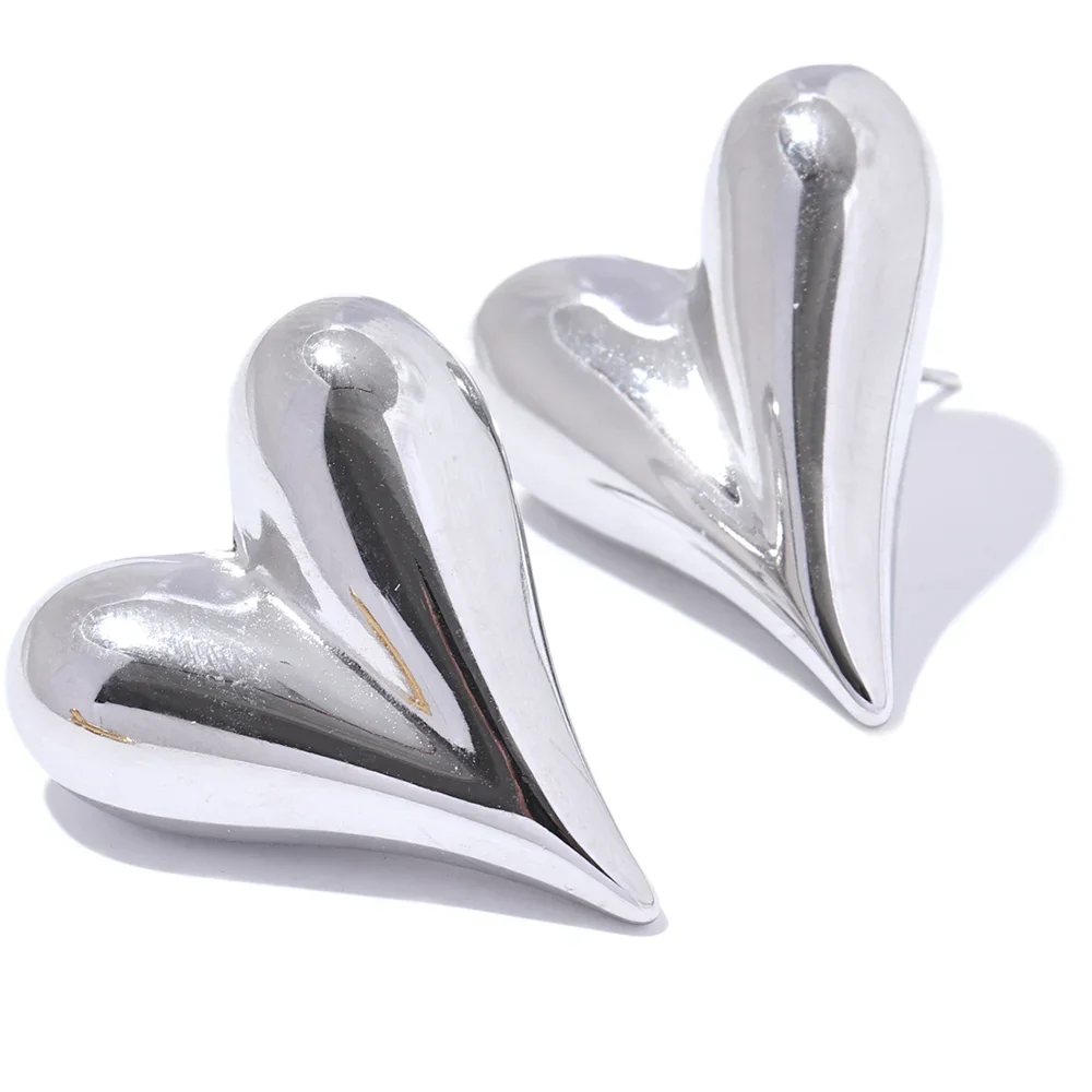 Heart Stud Earrings