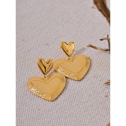 Heart Dangle Earrings