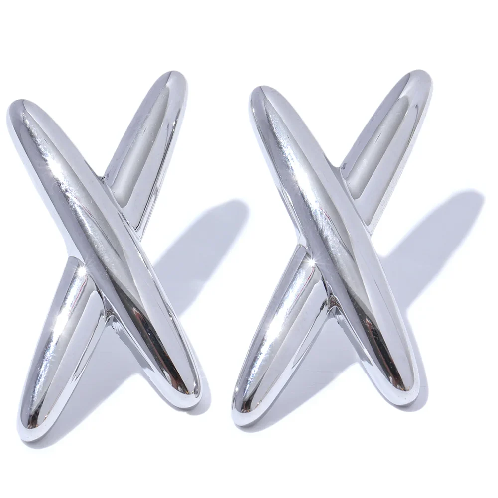 X Stud Earrings