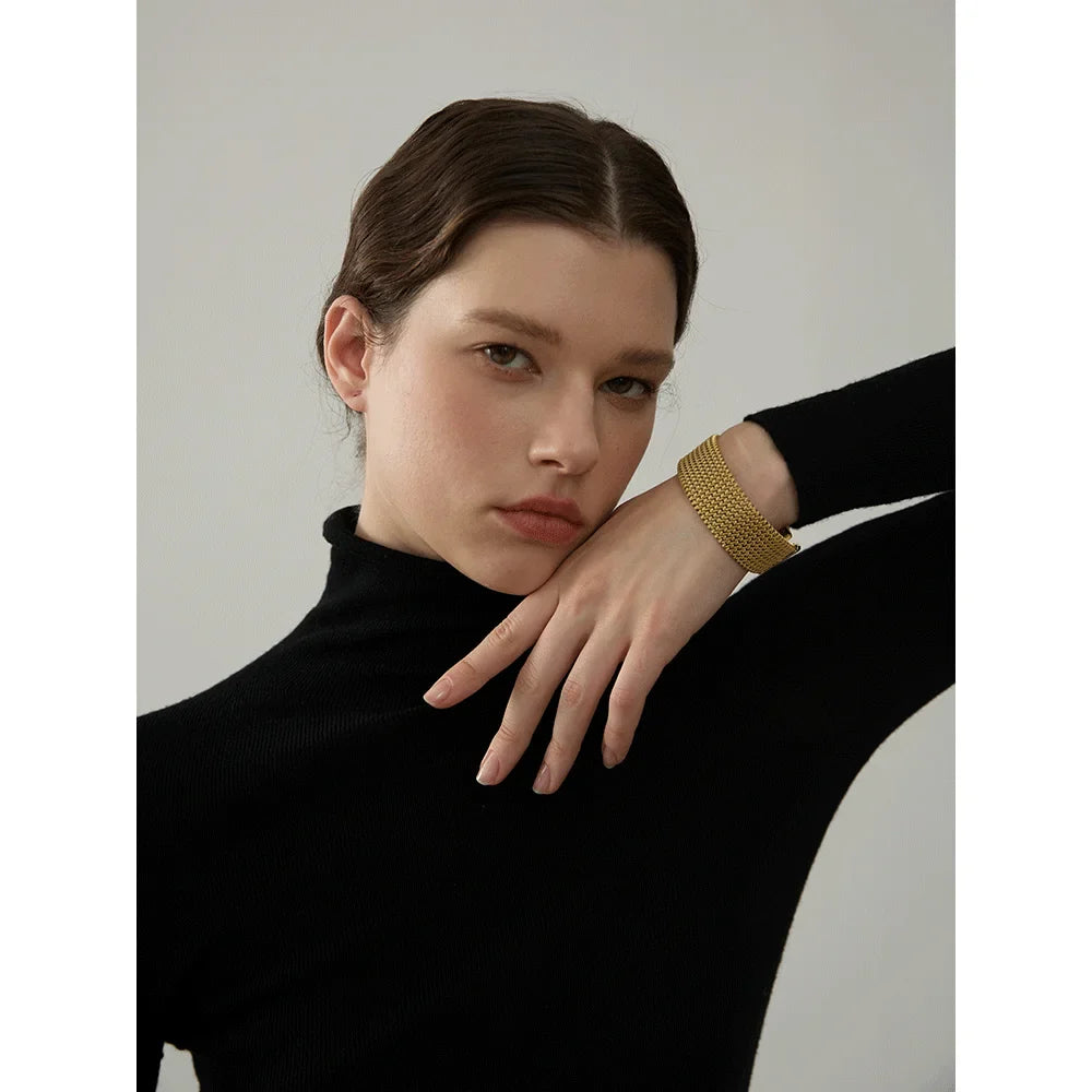 Gold Cuban Link Bracelet