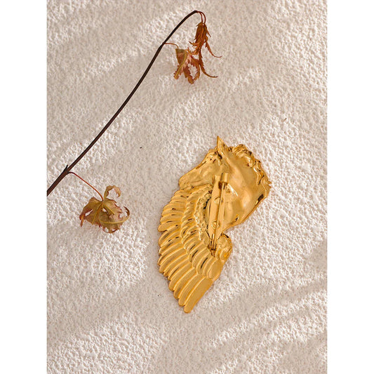 Horse Wing Brooch