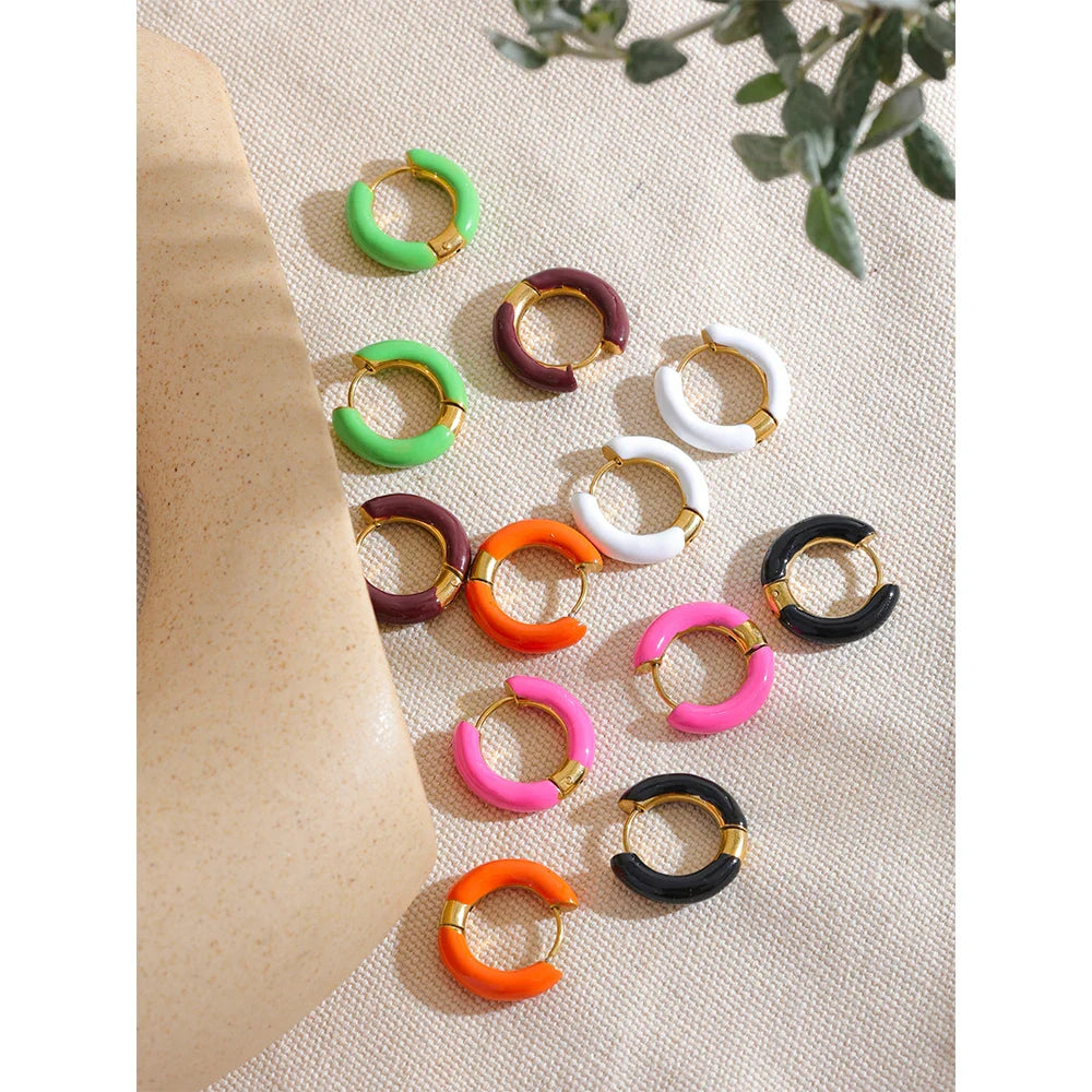 Chunky Hoop Earrings