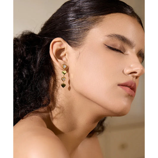 Cubic Zirconia Dangle Earrings