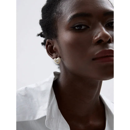 Heart Stud Earrings