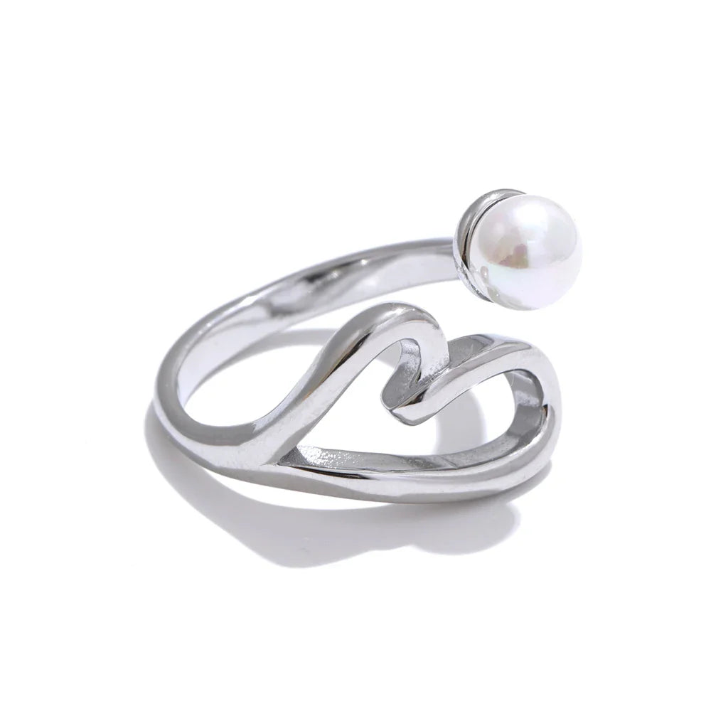 Gold Ring With Pearl