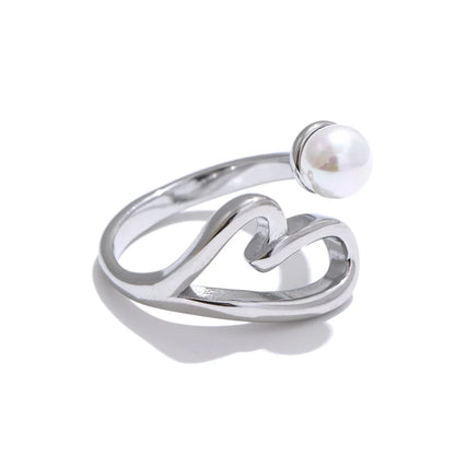 Gold Ring With Pearl
