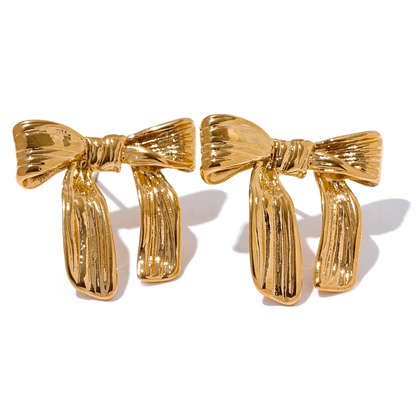 Bow Knot Stud Earrings