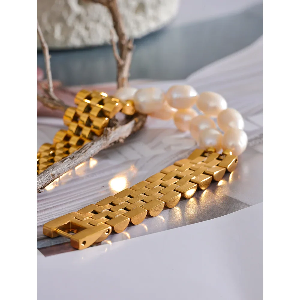 Pearl Chain Bracelet