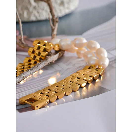 Pearl Chain Bracelet