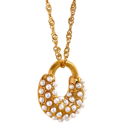 Round Pearl Necklace
