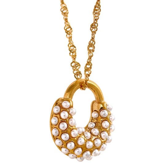 Round Pearl Necklace