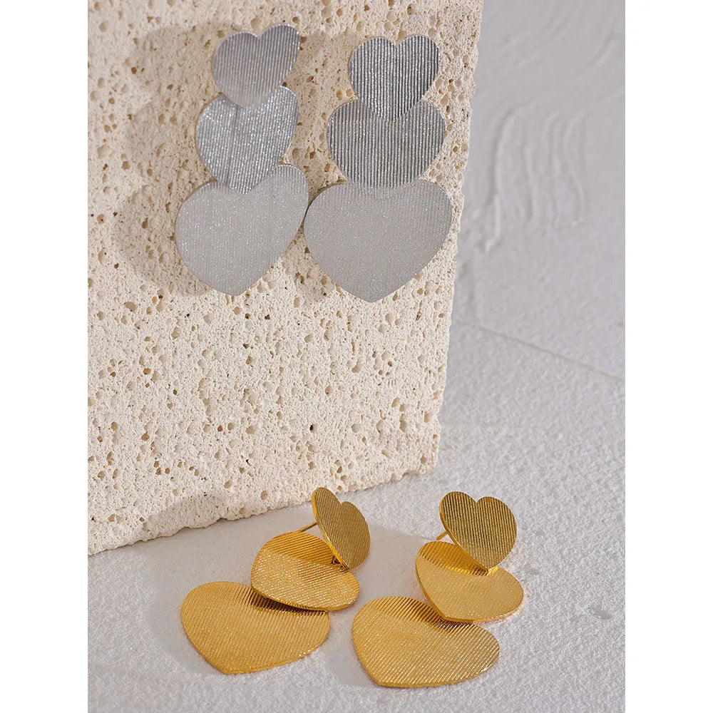 Silver Drop Earrings