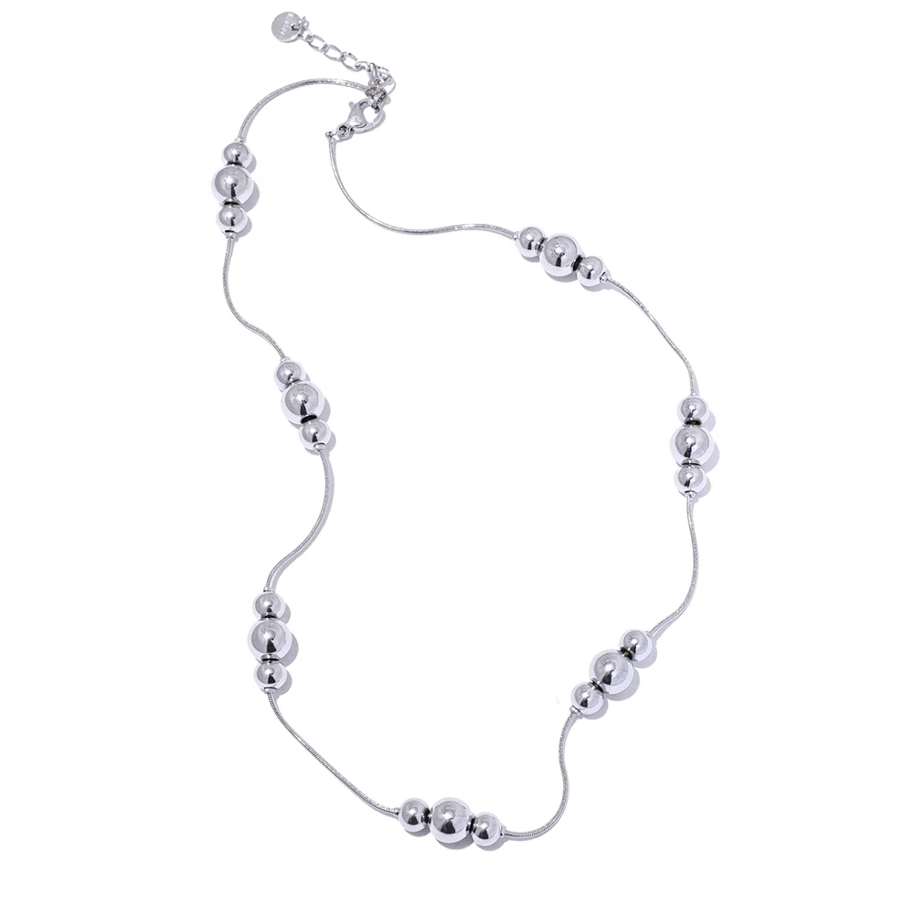 Gold Beads Chain Necklace