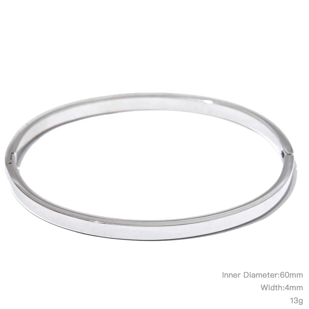 Wide Round Bracelet