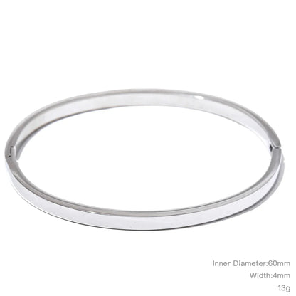 Wide Round Bracelet