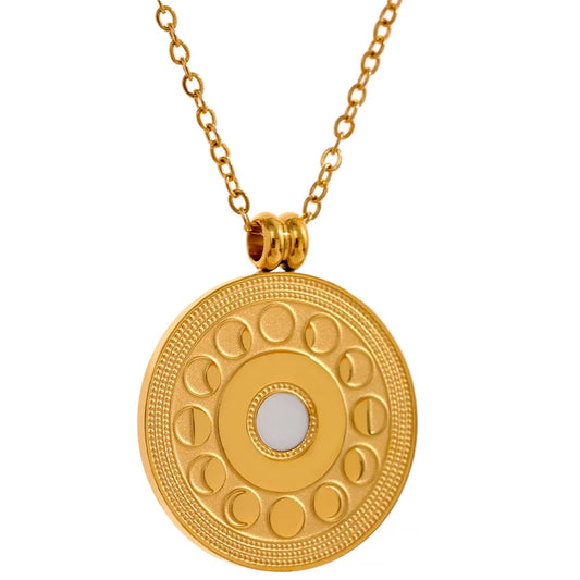 Moon Pendant Necklace