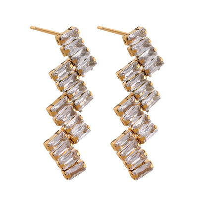 Luxury Zircon Drop Earrings