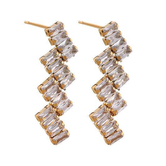 Luxury Zircon Drop Earrings
