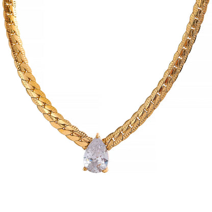 Bling CZ Necklace Bracelet Set