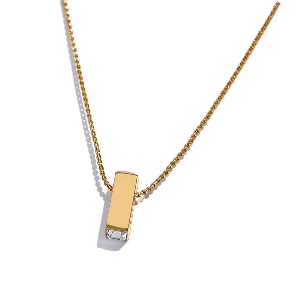 Green and Gold Necklace