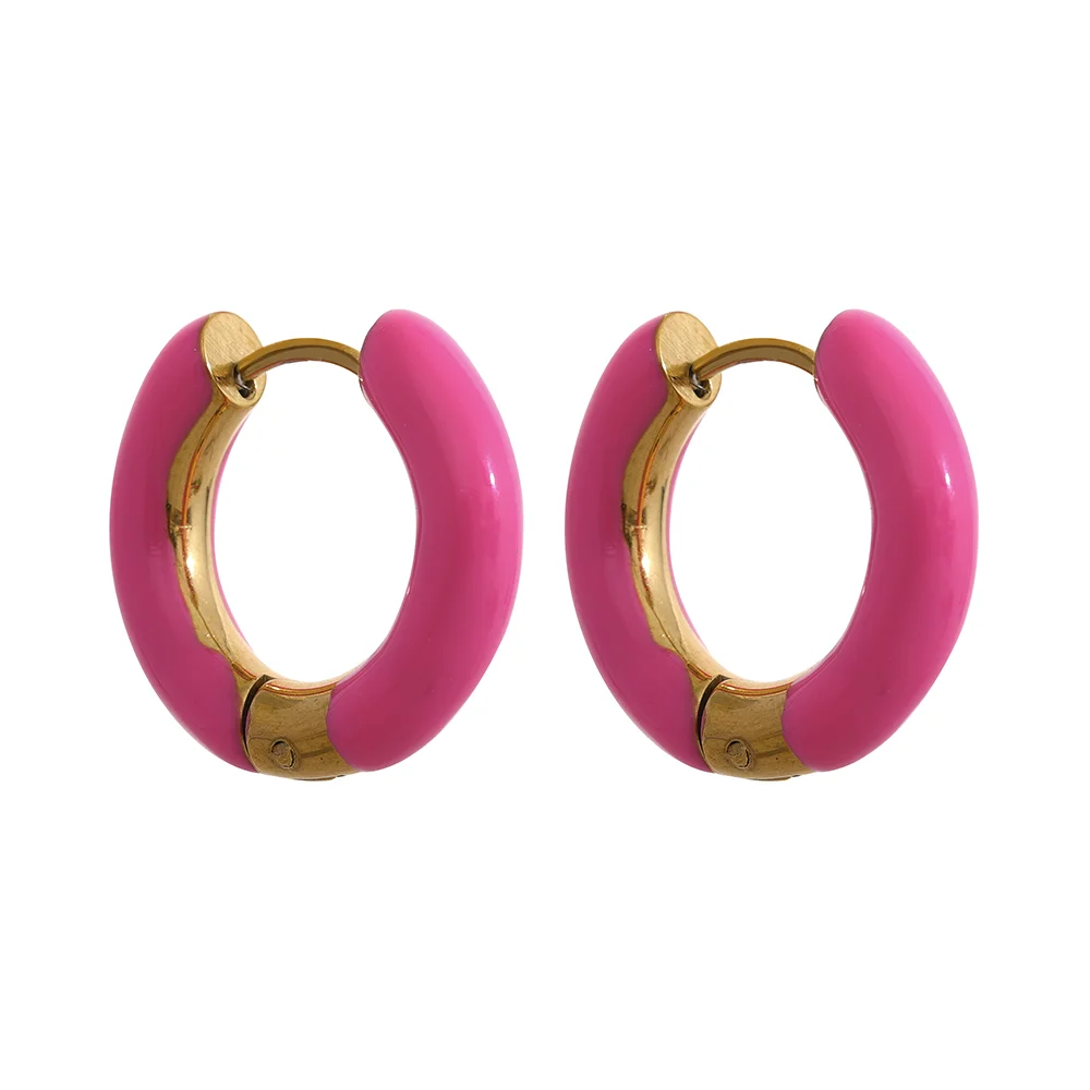 Chunky Hoop Earrings