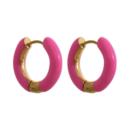 Chunky Hoop Earrings