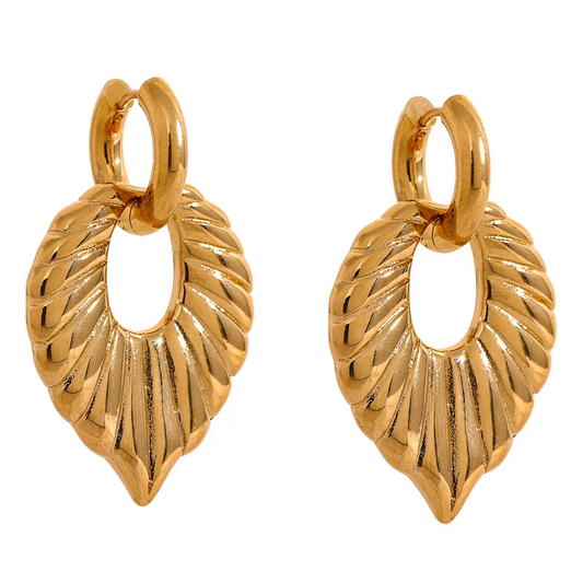 Big Leaf Drop Earrings