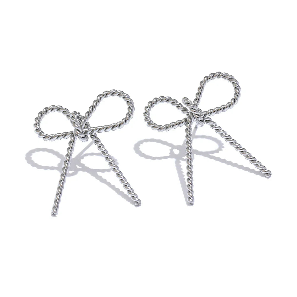 Bow Knot Stud Earrings