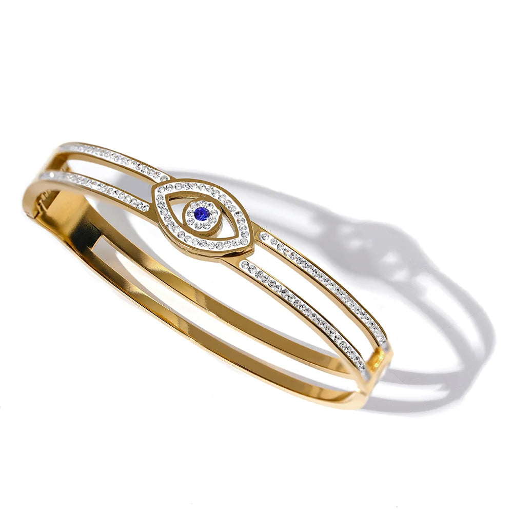Silver Evil Eye Bracelet