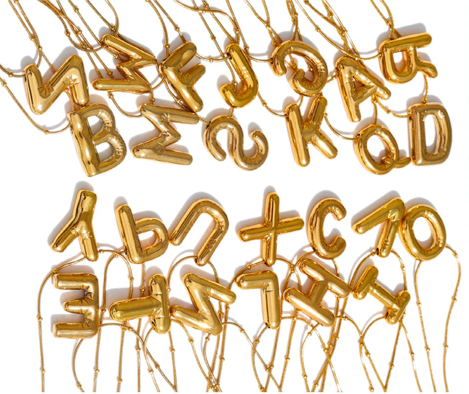 Gold Initial Pendant