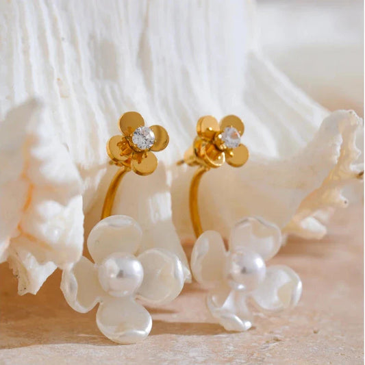Flower Drop Earrings