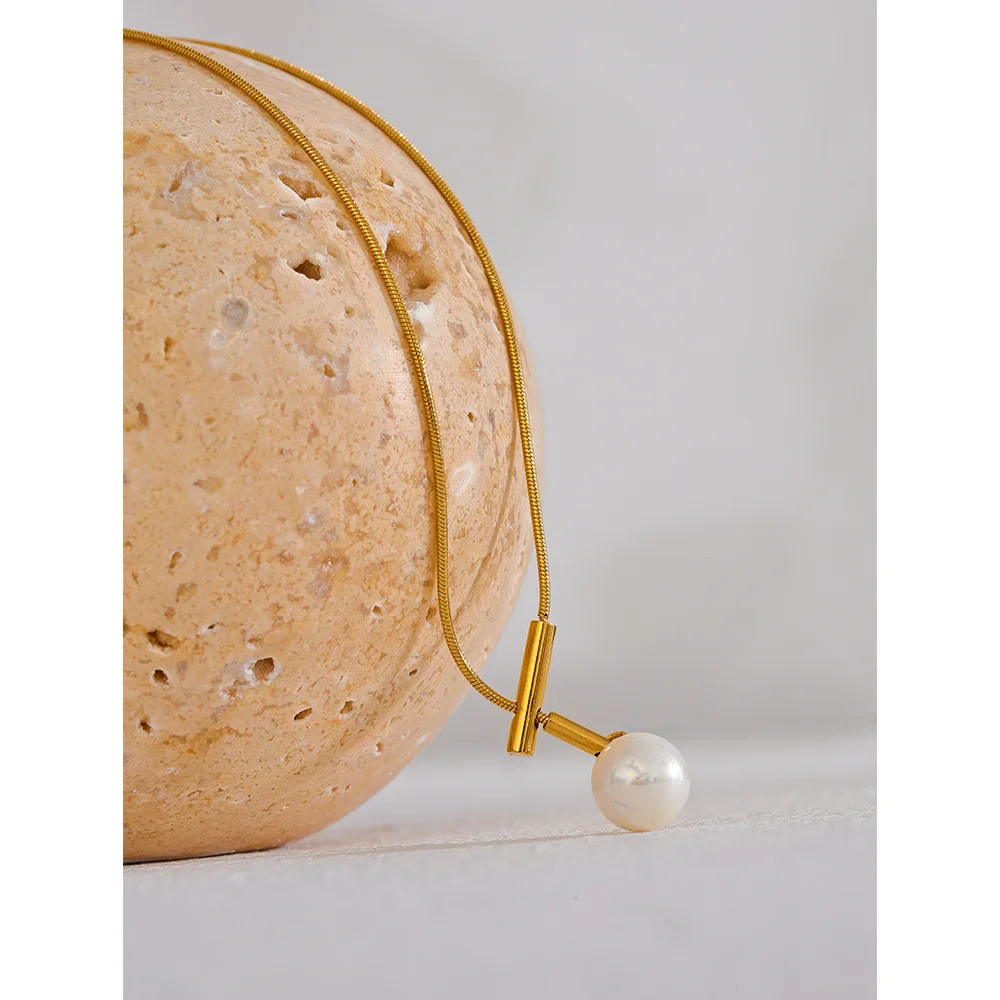 Drop Necklace Pearl
