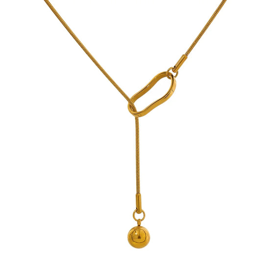 Geometric Bib Necklace
