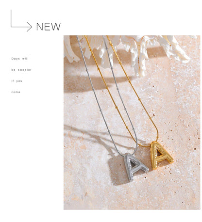 Gold Initial Pendant