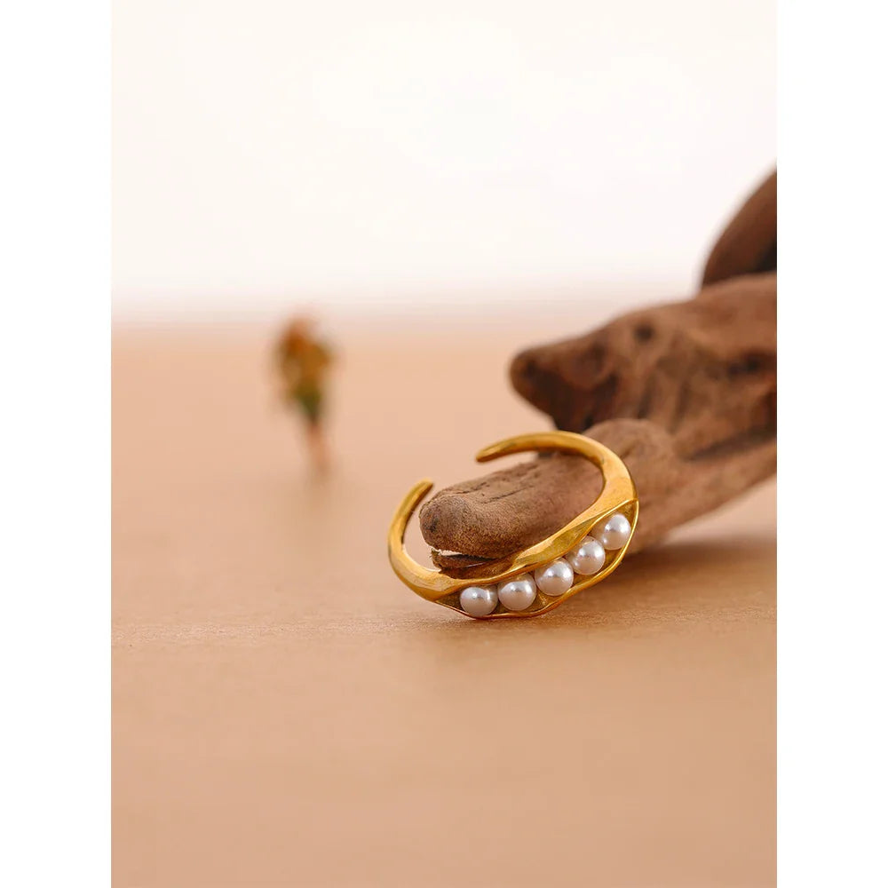 Pearl Ring Gold