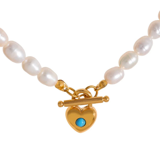 Turquoise Bead Necklace