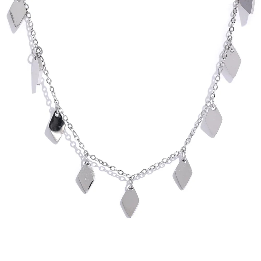 Rhombus Chain Necklace