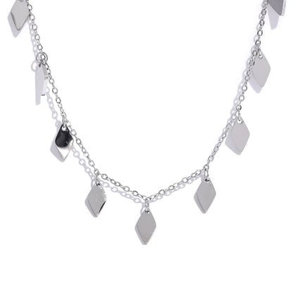 Rhombus Chain Necklace