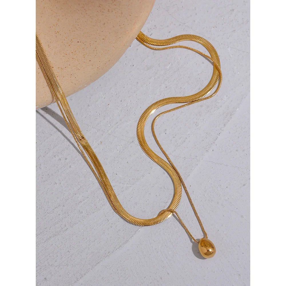 Layered Pendant Necklace