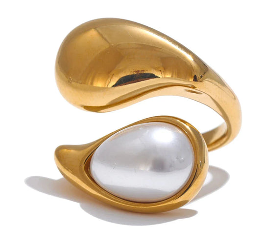 Pearl Gold Ring