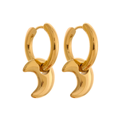 Moon And Star Earrings