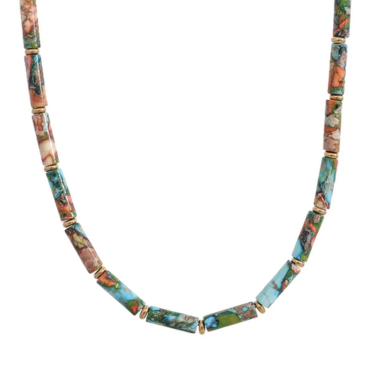 Aesthetic Stone Chain Necklace