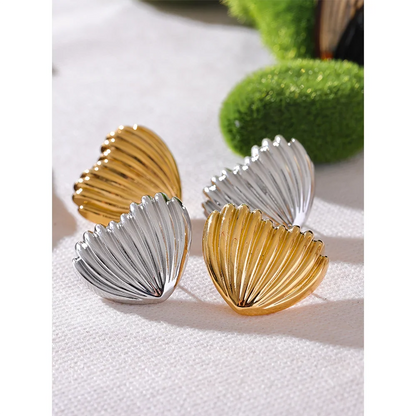 Heart Stud Earrings