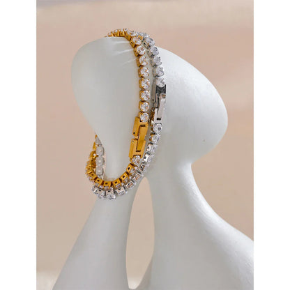 Cubic Zirconia Tennis Bracelet
