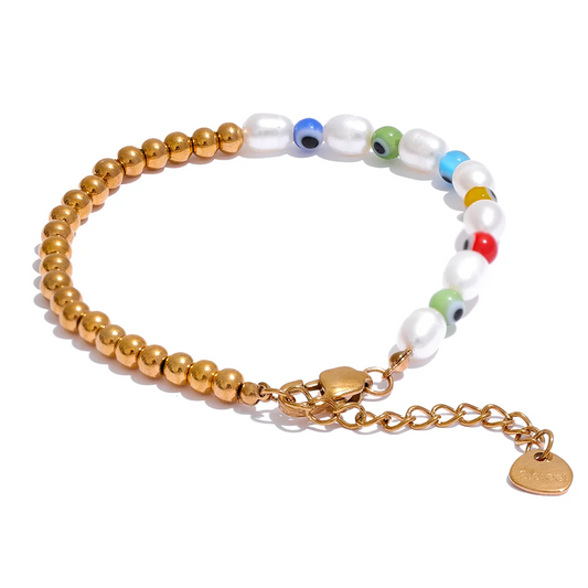Evil Eye Beaded Bracelet