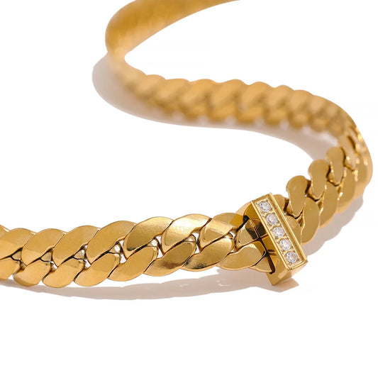 Gold Geometric Pendant Necklace