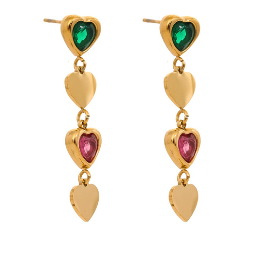 Cubic Zirconia Dangle Earrings