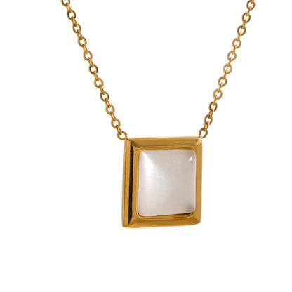 Opal Pendant Necklace