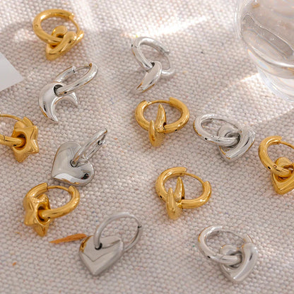 Moon And Star Earrings