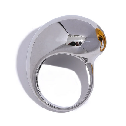 Half Empty Chunky Ring